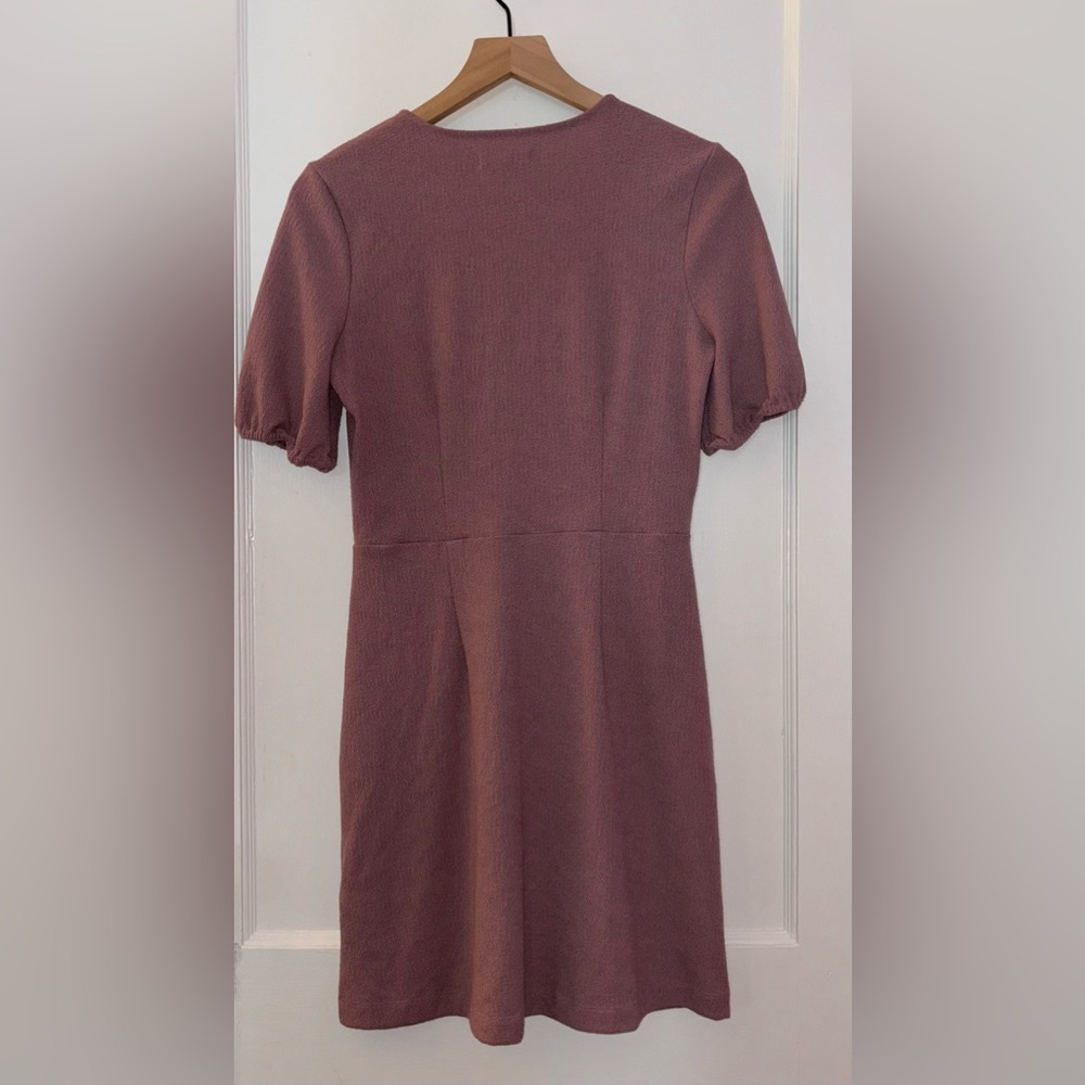 Madewell Cross-Front Button Dress - Picture 3 of 7